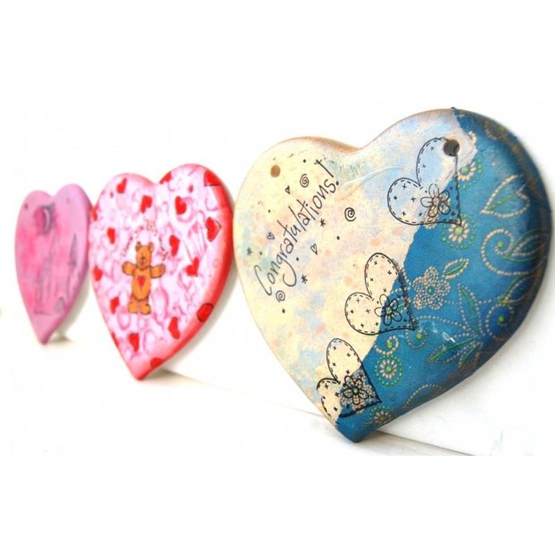 Heart Plaque - Box Quantity 12