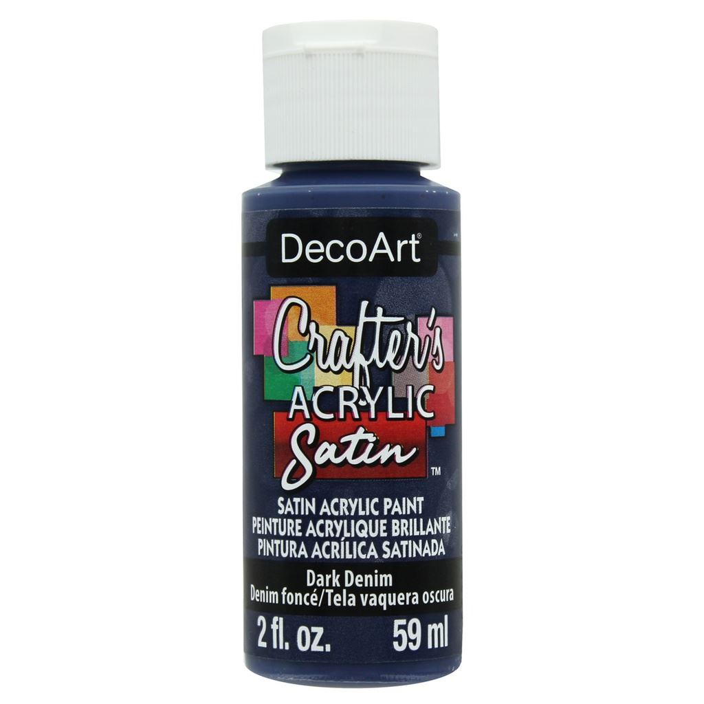 Dark Denim 2oz Crafters Acrylic Satin