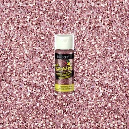 Sparkling Pink Craft Twinkles 2Oz.