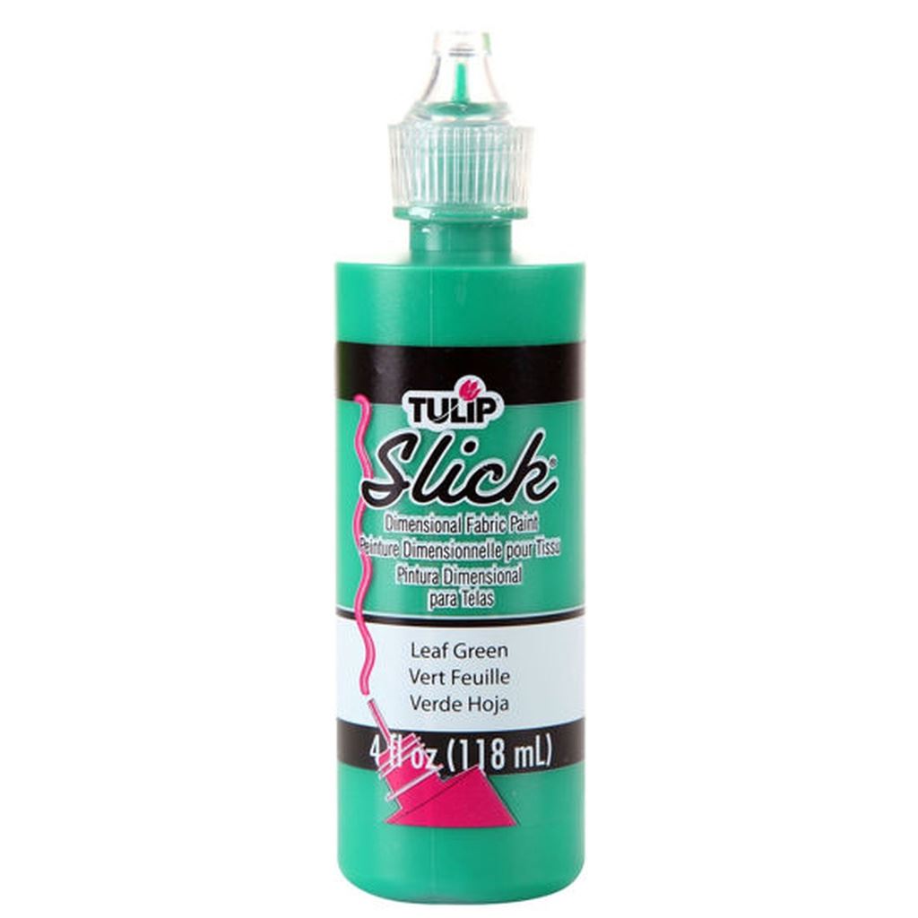 Tulip Slick Leaf Green Dimensional Fabric Paint 4oz