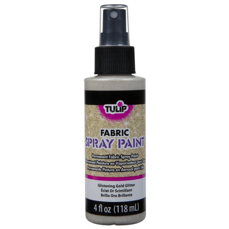 Tulip Glistening Gold Fabric Spray Paint Pump 4oz – Go-Craft