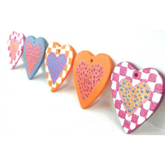 Heart Ornament or Flat Tree Decoration Box Quantity 12