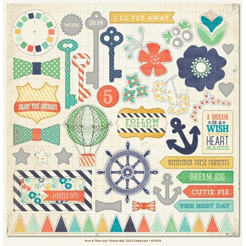 Dream Big 12x12 Chipboard Sold in Singles