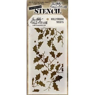 Tim Holtz - Holly Bough Layered Stencil