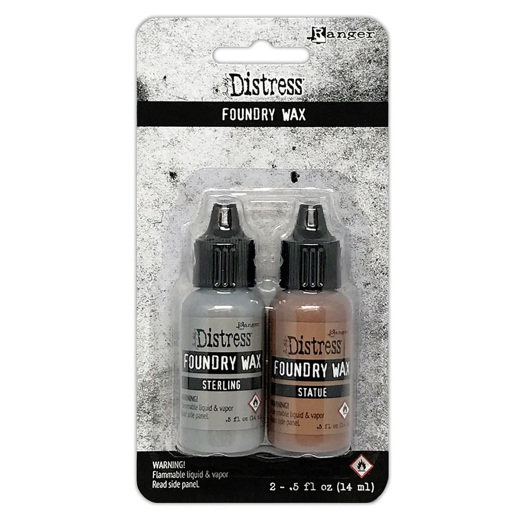 Tim Holtz Distress� Foundry Wax Kit 2�- Sterling/Statue