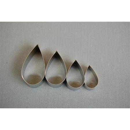 Tear Drop Cutters (set of 4)