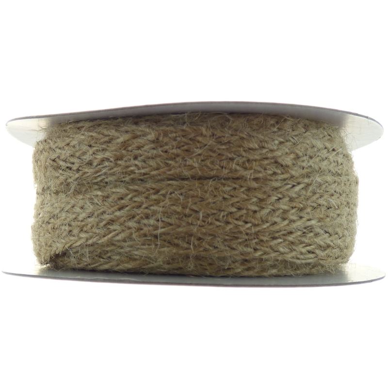 Woven Hessian Ribbon Natural No.02