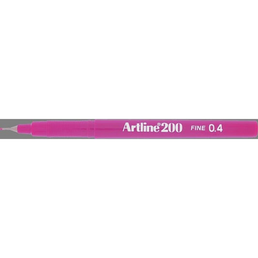 Artline EK200 Magenta 0.4 pen Sold in boxes of 12s