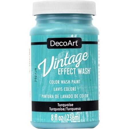 Turquoise Vintage Effect Wash