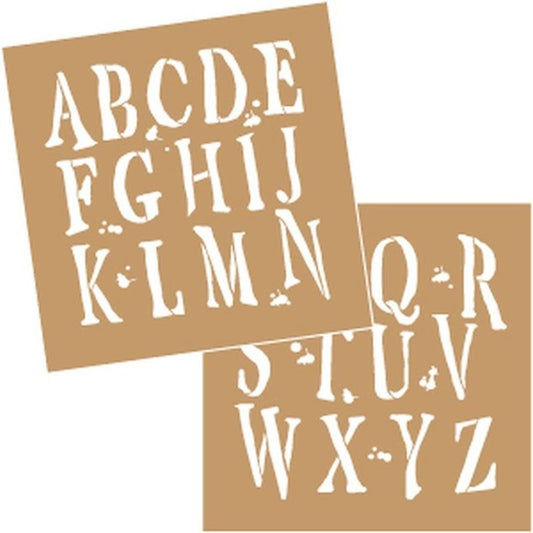 DecoArt Spooky Alphabet Stencil