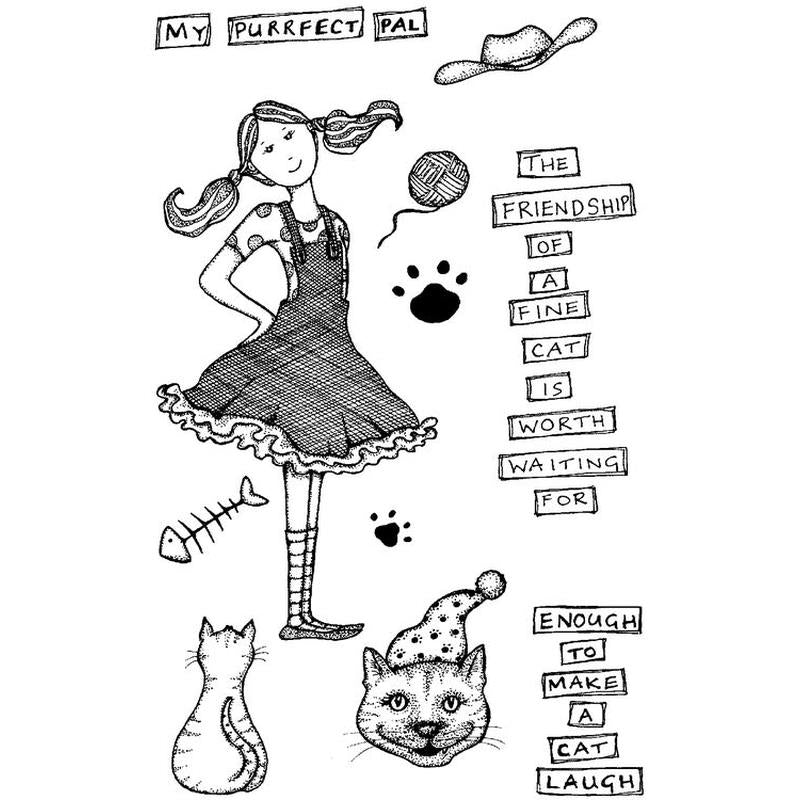 LM A6 My Purrfect Pal Clear Stamp