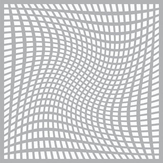 Square Swirl Mask Stencil