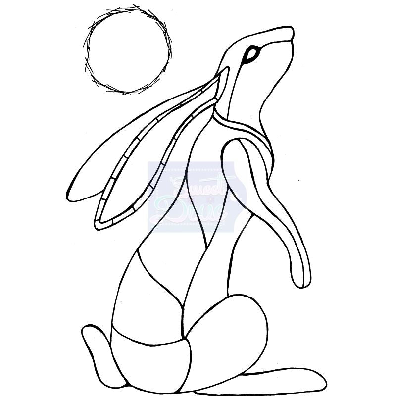 LM Zendoodle - Moon Gazing Hare