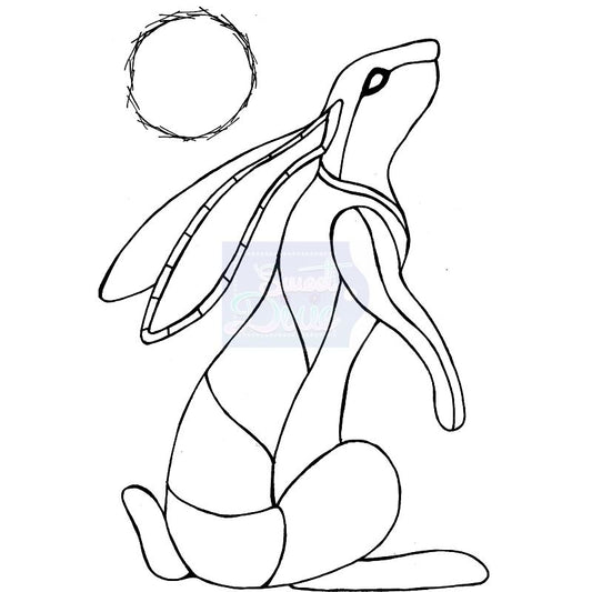 LM Zendoodle - Moon Gazing Hare