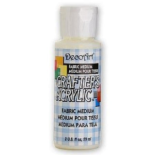 DecoArt Fabric Medium Crafters Acrylic Mediums - 2oz