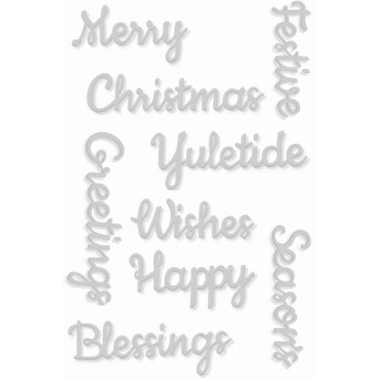 Christmas Greetings Sweet Dixie Cutting Die