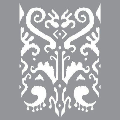 Indian Ikat Stencil