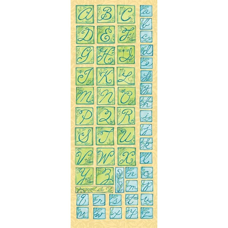 SW Nature Die-cut Alphabet Stickers