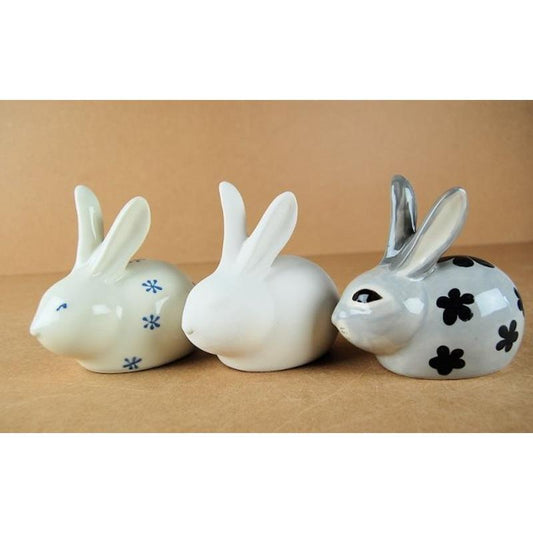 Bunny Rabbit Hare Ornament Box Quantity 6