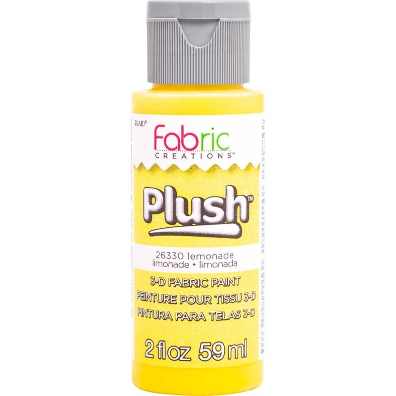 Lemonade Plush 3D Fabric Paint 2oz