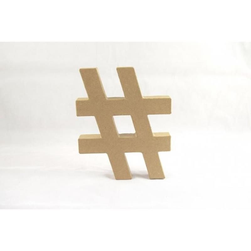 Hashtag 8.25" - Pack of 3