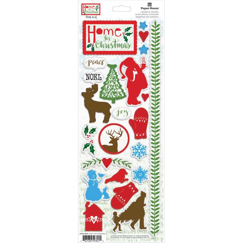 Paper House Productions - Home for Christmas Stickers