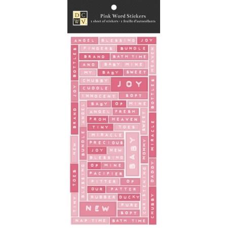 Pink Label Sticker