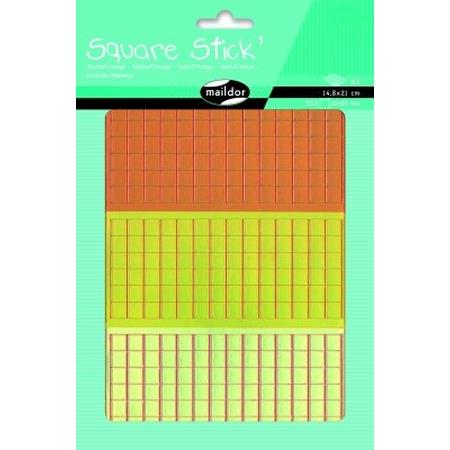 Square Stick Yellow/Orange 1cm