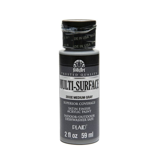 Medium Gray Folkart Multi-Surface 2oz