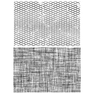 Tim Holtz - Mesh & Linen- Stamp