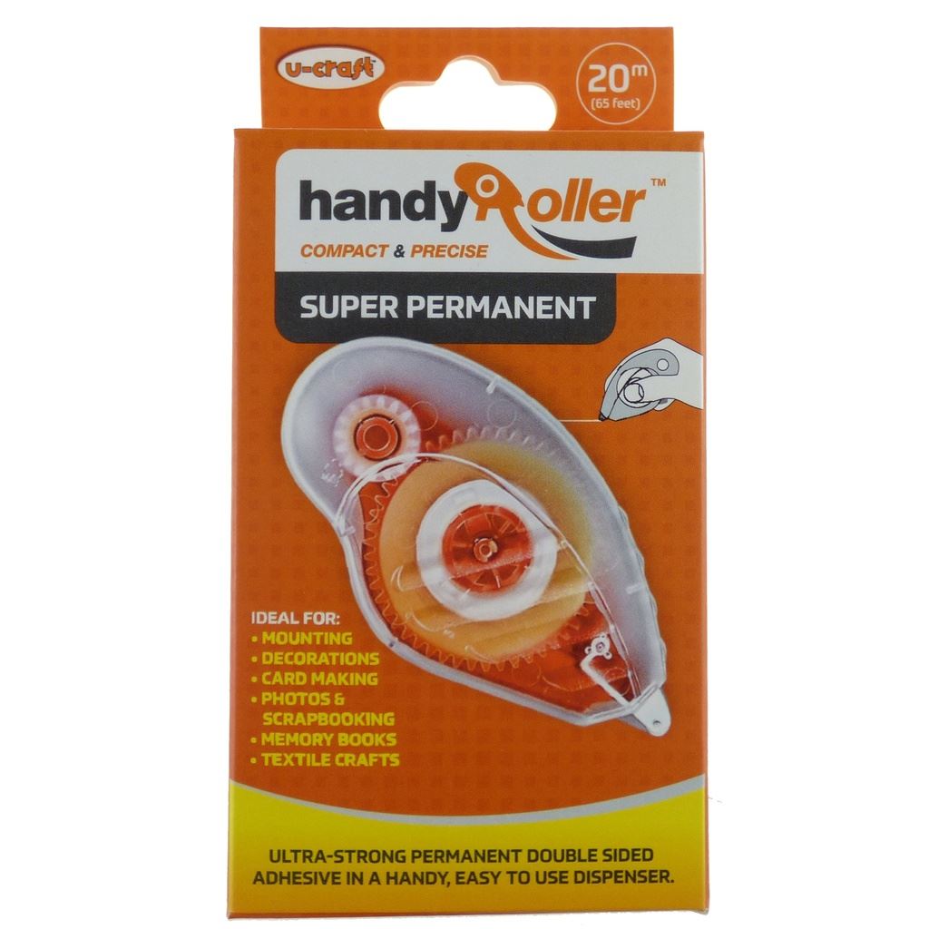 U-Craft Handy Roller 20m super permanent tape 9mm