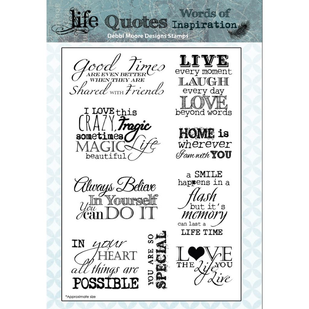 Life Quote Stamps Believe in Yourself