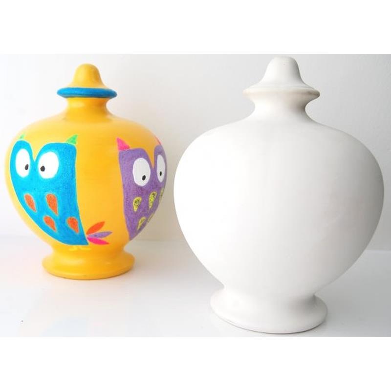 Traditional Bulbous Money Pot Box Quantity 6