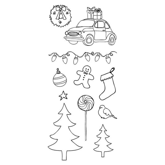 Christmas Clear Stamp set