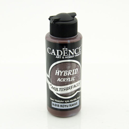 Dark Brown 120 ml Hybrid Acrylic Paint For Multisurfaces