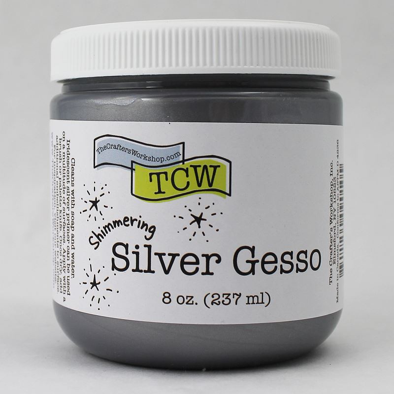 Silver Gesso 8oz