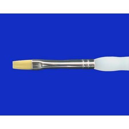 Gold Taklon Shader Soft Grip Brush - Single