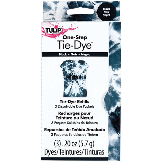 Tulip Black One-Step Tie Dye Refill