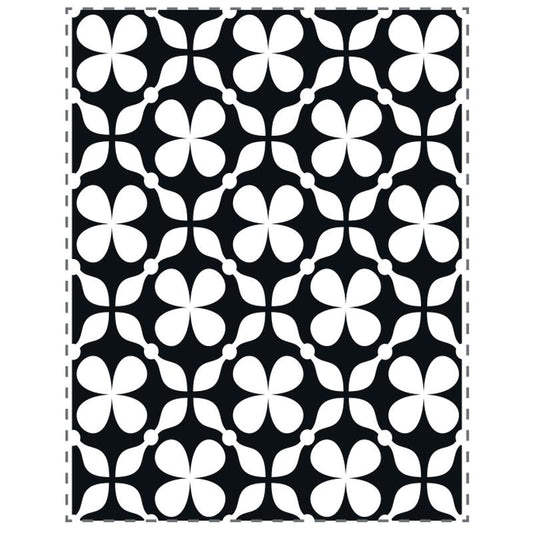 Clover Quilt A2 Embossing folder