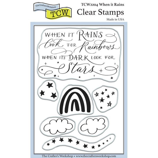 When it Rains 4x6 Stamp Set