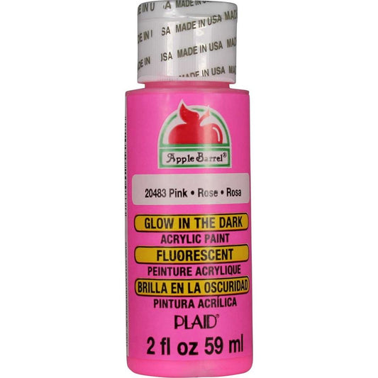 Pink Glow in the Dark Apple Barrel 2oz