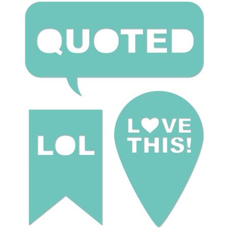 Decorative Dies Speech Bubble