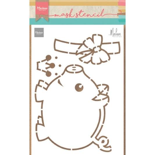 Craft stencils: Piggybank by Marleen