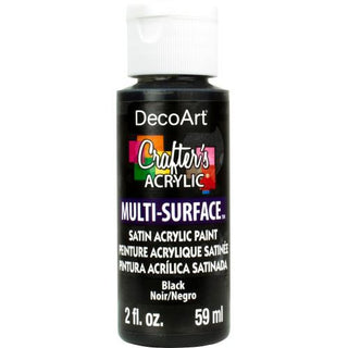 DecoArt Black Crafters Multi-Surface 2oz