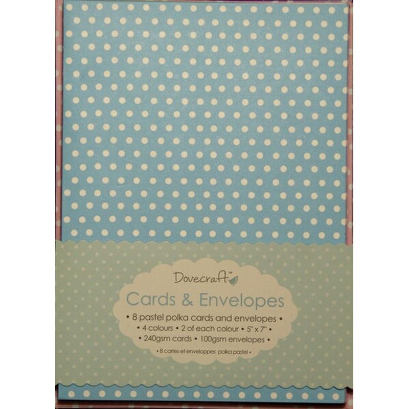 Polka Rectangle Card & Envelopes