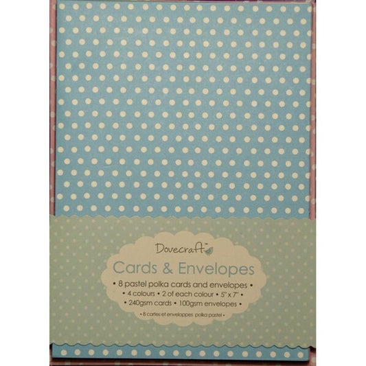 Polka Rectangle Card & Envelopes