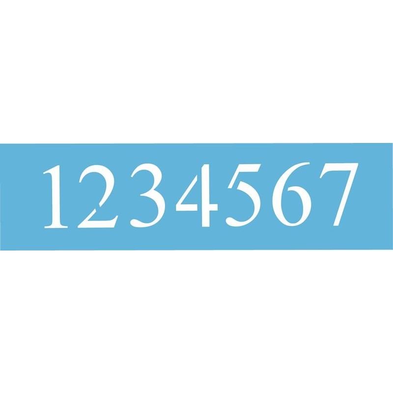 12.7cm Times New Roman Numbers Boarder