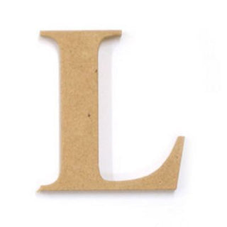 Wooden Letters & Shapes - Large L - 90mm