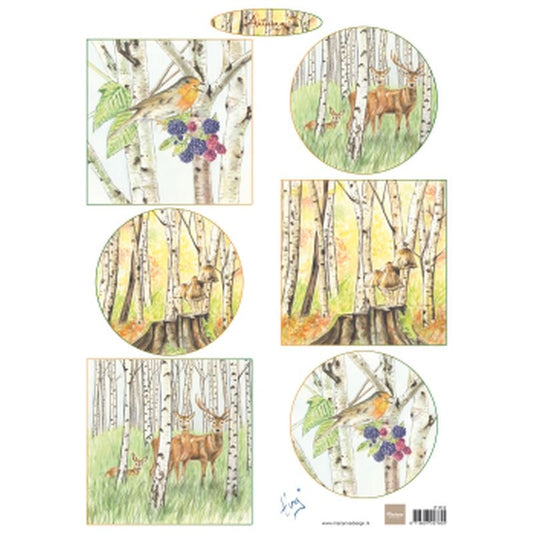 Tiny's Autumn Sold in Packs of 10 Sheets