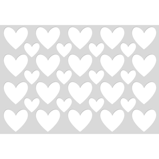 Decorative Die Hearts C6